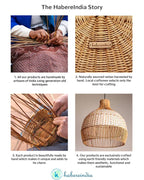 Rattan Hanging Lamps For Living Room and Home Decoration