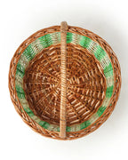 Handmade Wicker Fruit Basket in Pyala Shape for Gifting and Kitchen Storage