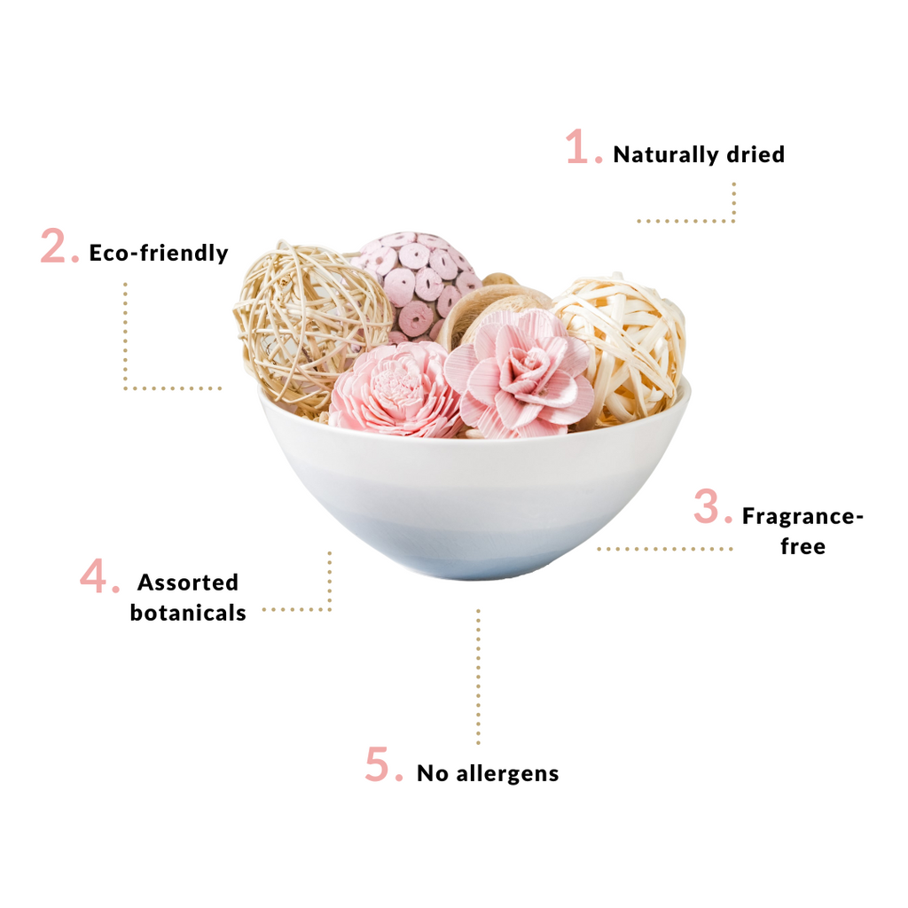 Sustainable Sola Flower Potpourri Pink Nestasia