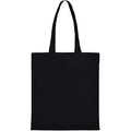 Classic Black Open Top Plain Tote Bag | 40.64 x 35.56 cm 90 gm | 220 GSM Cotton | Eco-Friendly Reusable Carry Bag for Shopping, Gifting & Everyday Use (1)