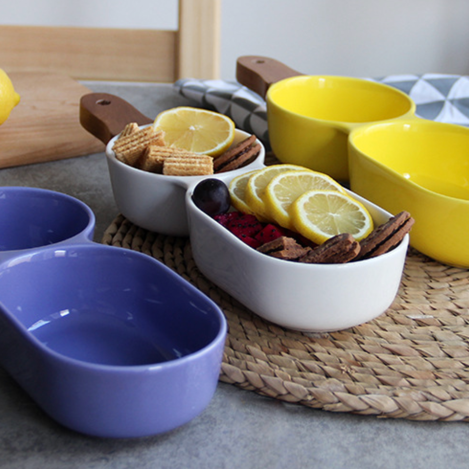 Merry 2 Part Chip and Dip Bowl 500 ml Nestasia