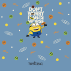 Minions It Gets Worse PickSip 40 Bottle Blue Nestasia