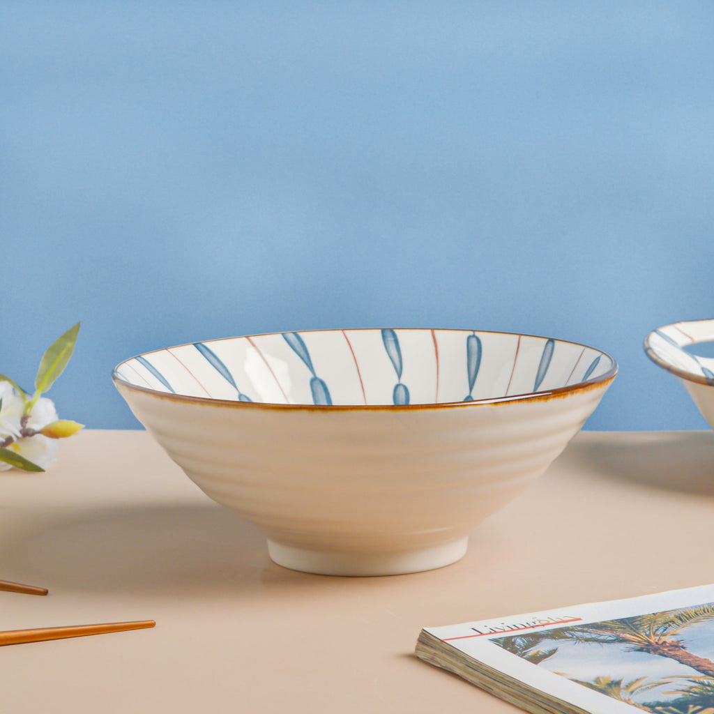 Mizo Teardrop Ceramic Ramen Bowl 900 ml Nestasia