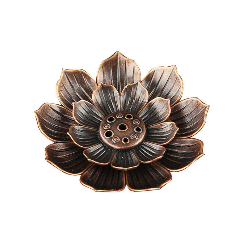 Zinc Alloy Lotus Incense Stick kafalo