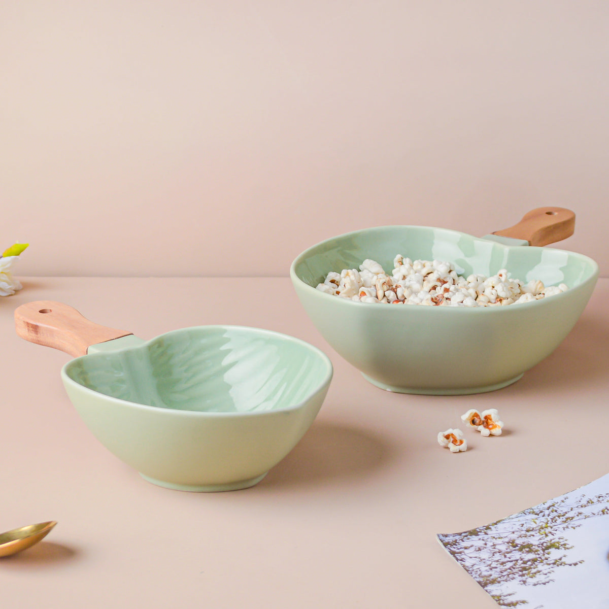 Taro Leaf 30 Piece Dinner Set For 6 Nestasia