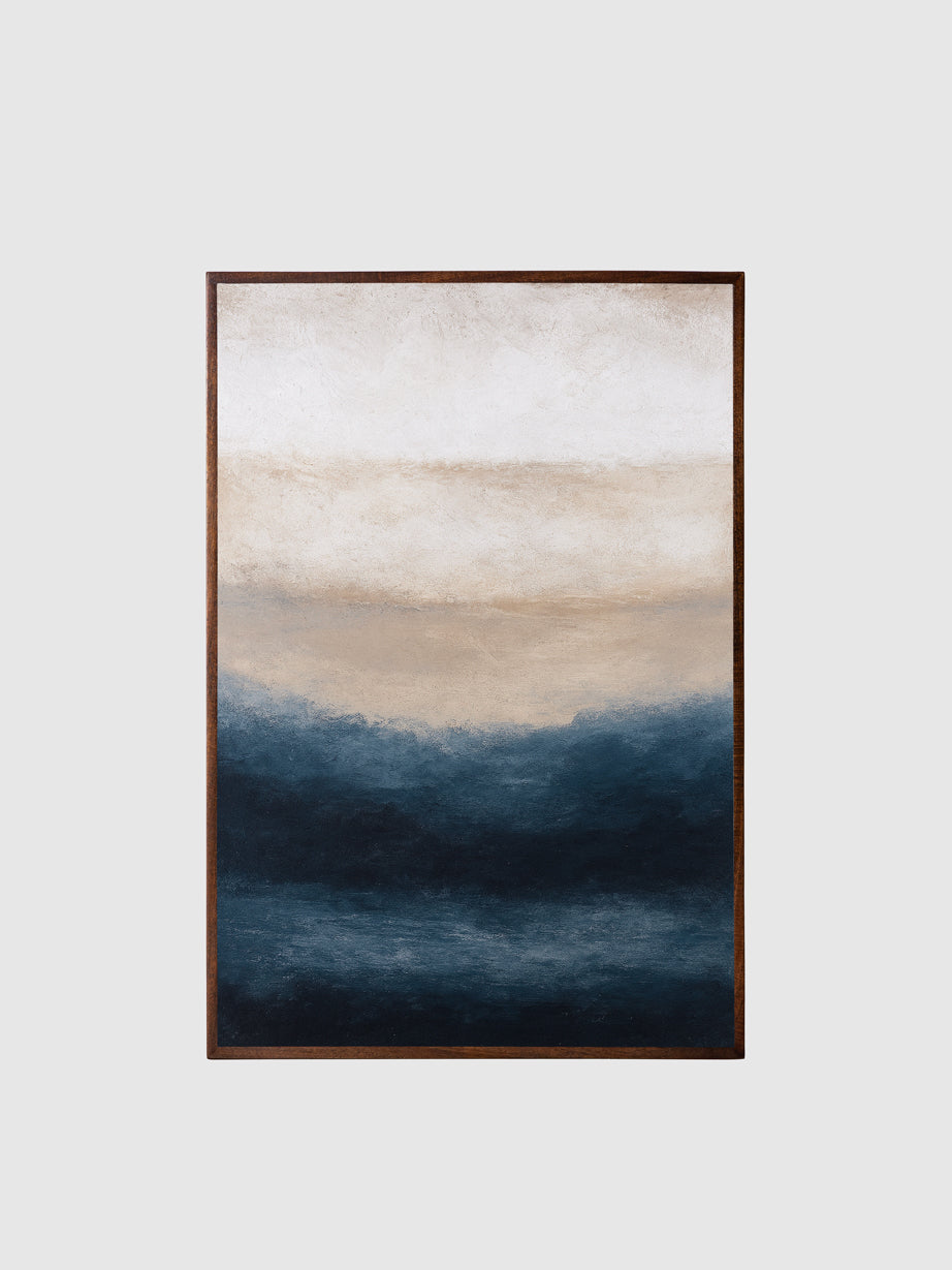 The Promise of Blue | Printed Canvas Wall Art Contrast Living