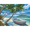 Seaside Boat DIY Painting By Numbers Kit Nestasia