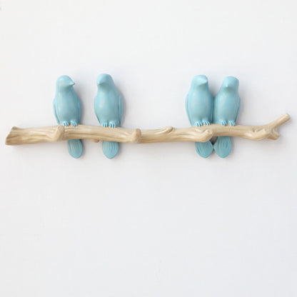 Bird Decoration Hook Entrance Wall No-trace Key Hook No-drill Wall Decor Wall-mounted Coat Hook