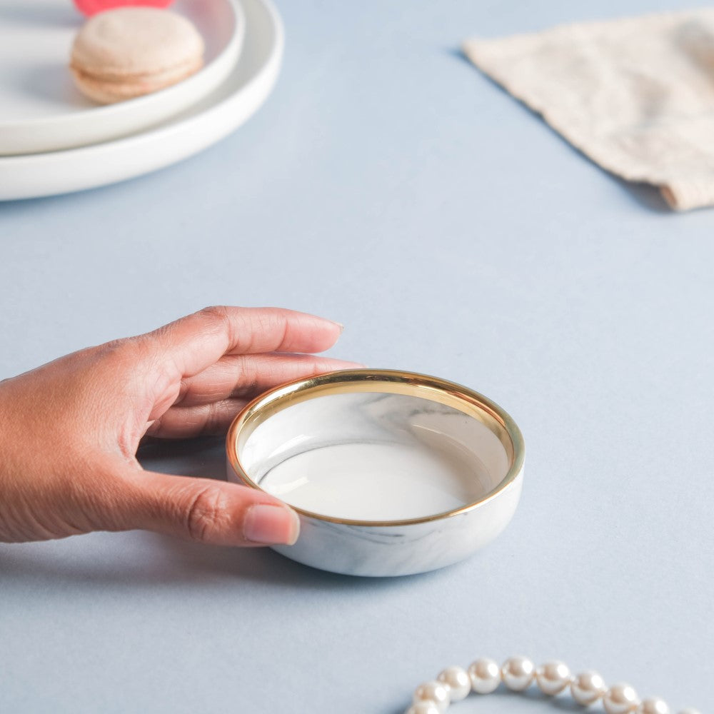 Marble Dessert Dish Nestasia