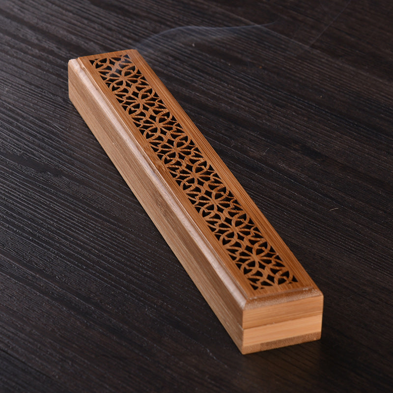 Bamboo Lying Incense Burner Sandalwood Household Incense Stick Hollow Incense Burner Seat kafalo