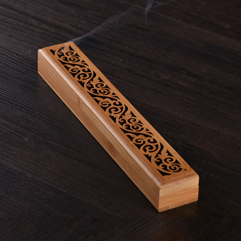 Bamboo Lying Incense Burner Sandalwood Household Incense Stick Hollow Incense Burner Seat kafalo