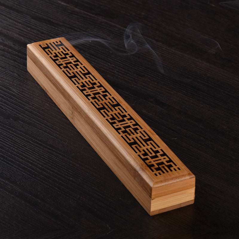 Bamboo Lying Incense Burner Sandalwood Household Incense Stick Hollow Incense Burner Seat kafalo