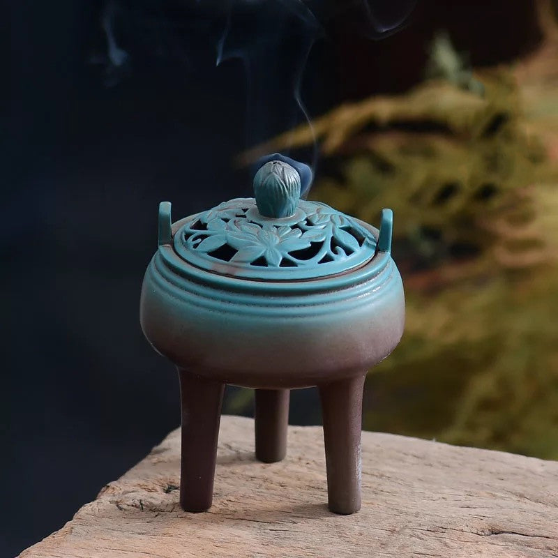 Antique Incense Burner Household Pan Incense Sandalwood Incense Burner kafalo