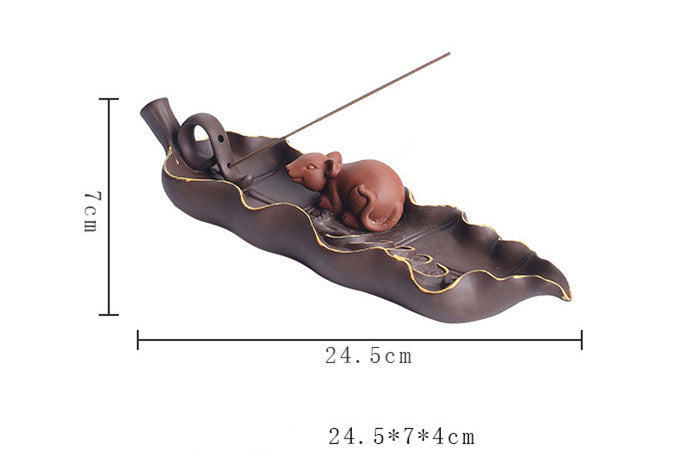 Creative Ceramic Incense Stick Incense Holder Lying Incense Burner kafalo