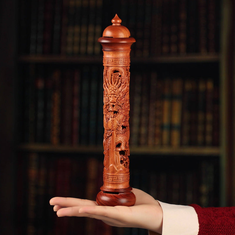 Antique Indoor Sandalwood Incense Burner With Solid Wood Incense Stick kafalo