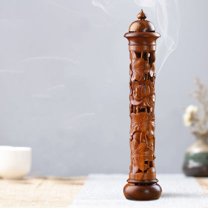Antique Indoor Sandalwood Incense Burner With Solid Wood Incense Stick