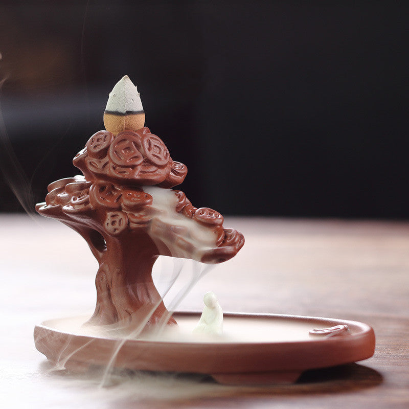 Handmade Zisha Backflow Incense Burner Wu Chenxiang Incense Incense Burner kafalo