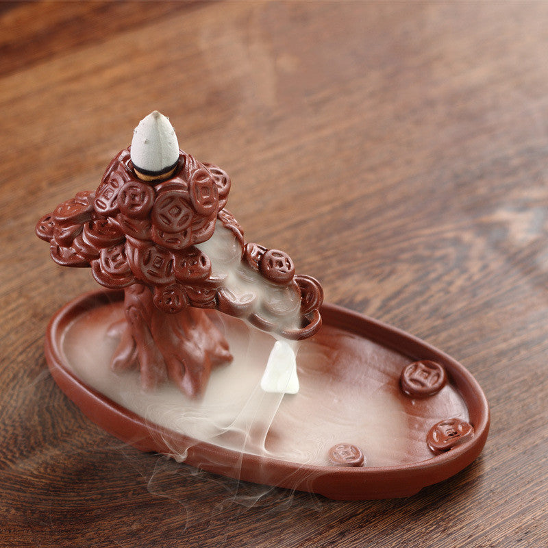 Handmade Zisha Backflow Incense Burner Wu Chenxiang Incense Incense Burner kafalo