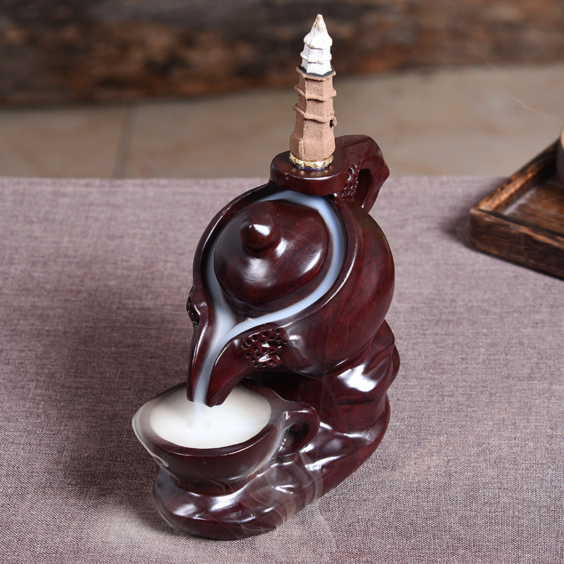 Glossy Teapot, Incense Burner, Incense Props kafalo