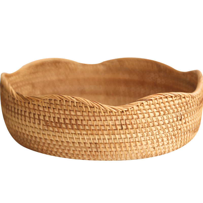 Storage Basket Hand-Woven Basket Bamboo Woven Bamboo Basket Bamboo Basket kafalo
