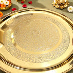 Brass Traditional Pooja Thal Vedansh Craft