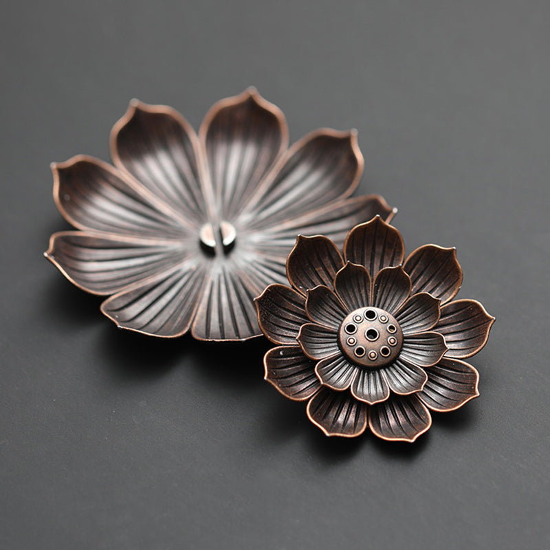 Zinc Alloy Lotus Incense Stick kafalo