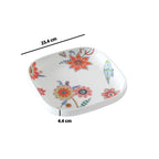 Square Deep Plate Floral Nestasia