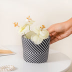 Horizontal Chevron Pot Small Nestasia