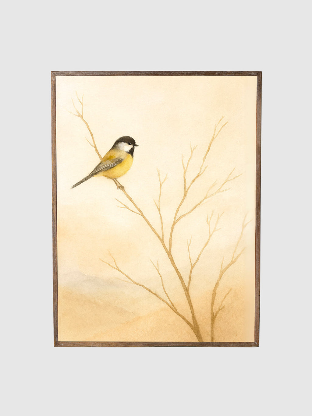 The Silent Song | Printed Canvas Wall Art Contrast Living
