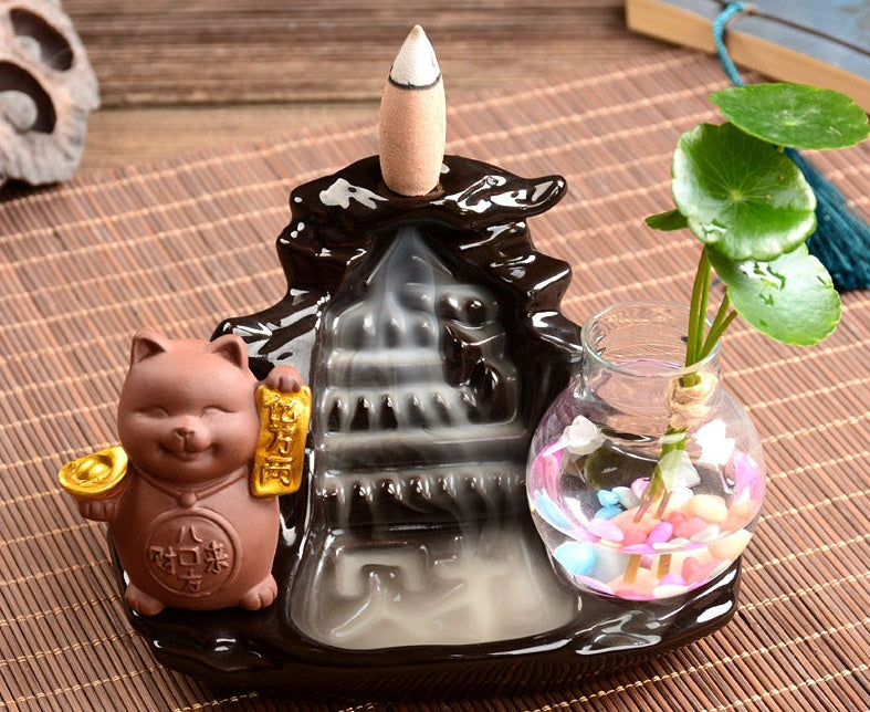 Waterfull Incense Burner20 Cones Included kafalo