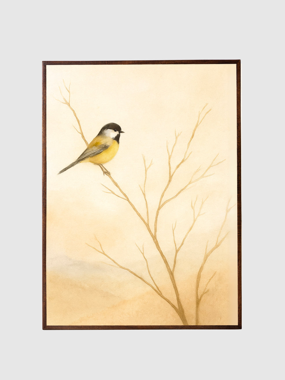 The Silent Song | Printed Canvas Wall Art Contrast Living