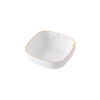 CARA square bowl - classic white Nestasia