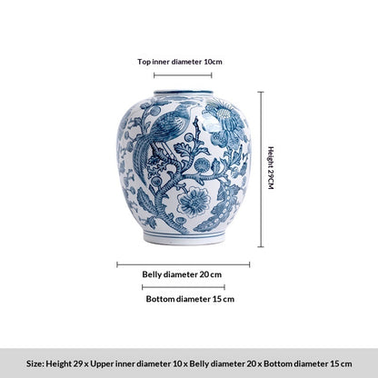 Ceramic Vase For Living Room Flower Arrangements And Home Decor