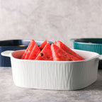 GEOMTERIC pentagon serving bowl - white Nestasia