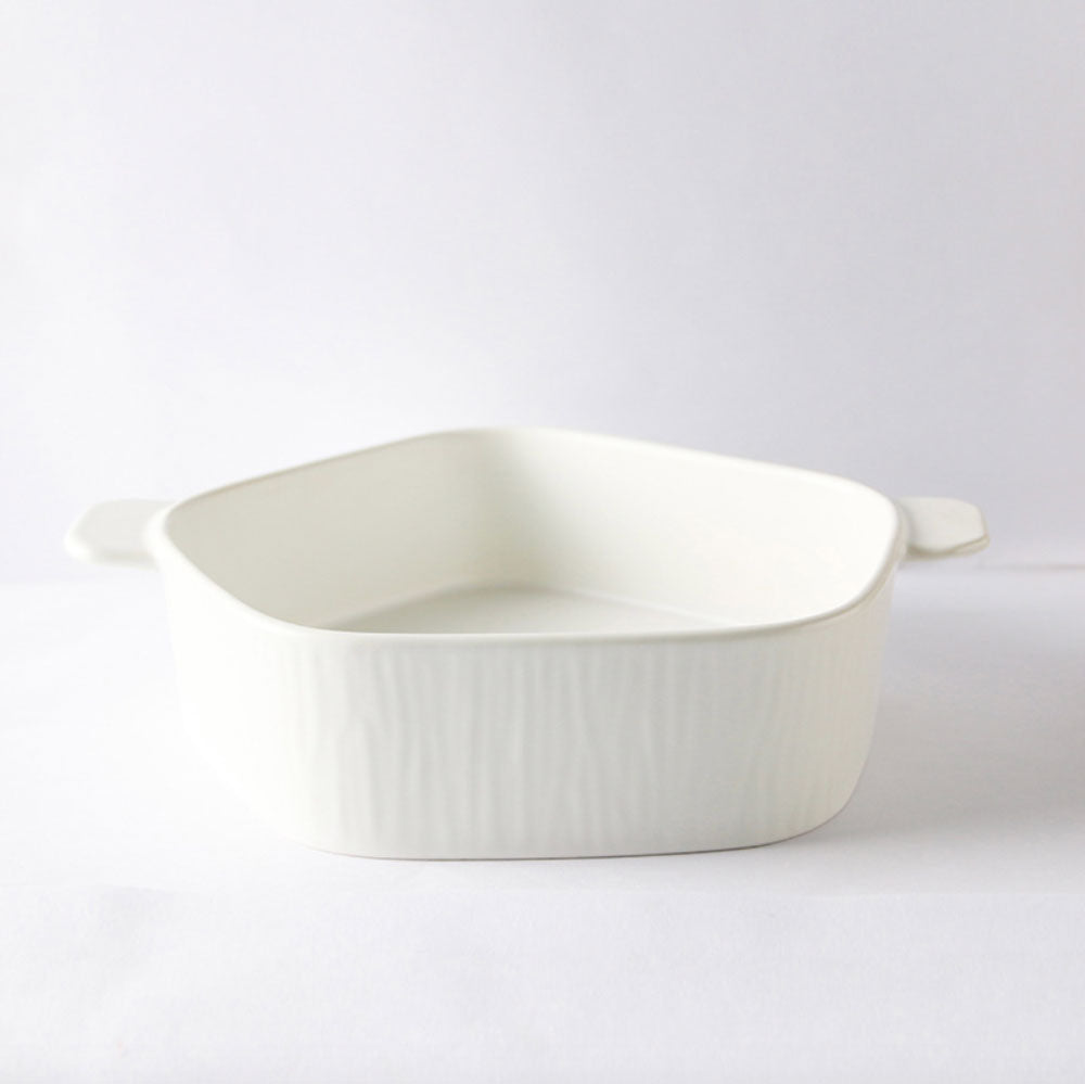 GEOMTERIC pentagon serving bowl - white Nestasia