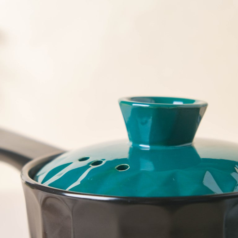 Cook and Serve Ceramic Cookware with Lid and Handle Nestasia