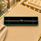 Leaf & Vine Tennis Bracelet for Women | CZ Stones, Gold-Tone Clasp Vedansh Craft