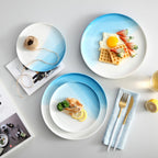 Ombre Snack Plate Blue Nestasia