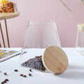 Glass Jar With Wooden Lid - Extra Large Nestasia