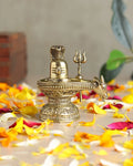 Decorative Brass Shivling Idol for Mandir and Home Pooja