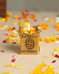 Brass Swastik Tulsi Diya for Home Pooja & Diwali Home Decoration