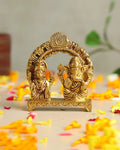 Brass Laxmi Ganesh Idol for Diwali Pooja, Home Decoration & Festive Gifting