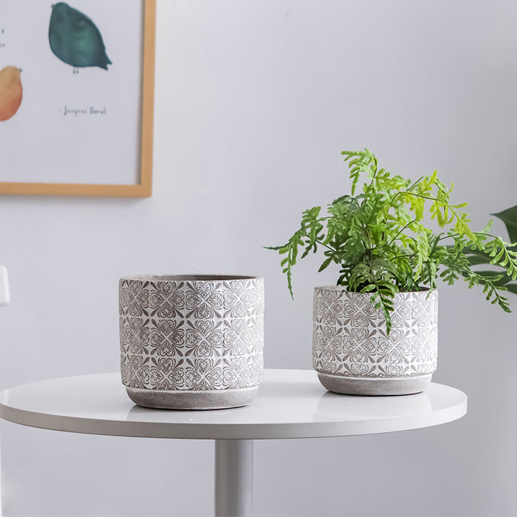 Vintage Round Pot Nestasia