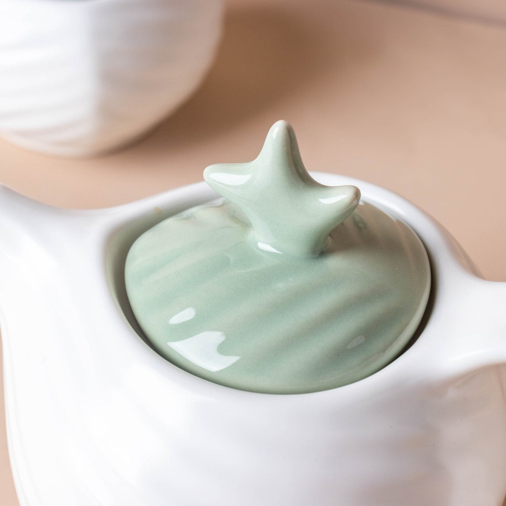 Taro Leaf Teapot With Lid Nestasia
