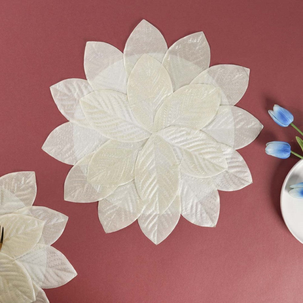 White Placemat Set of 2 Nestasia