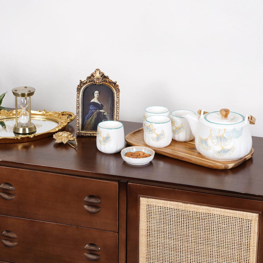 Vintage Teapot and Cup Set Nestasia