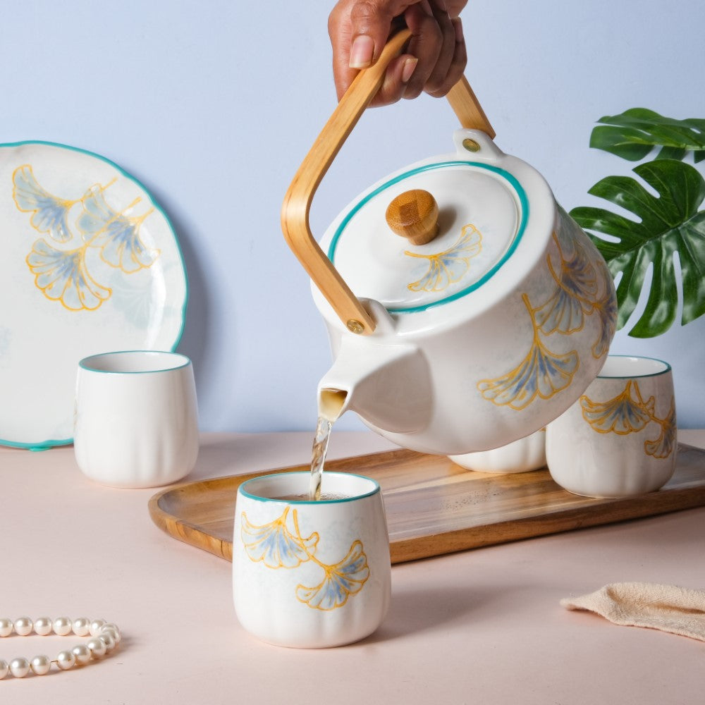 Vintage Teapot and Cup Set Nestasia