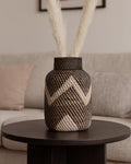 Handcrafted Rattan Flower Vase for Home Decor