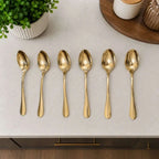 Brass Spoon Set (Pack Of 6) Vedansh Craft