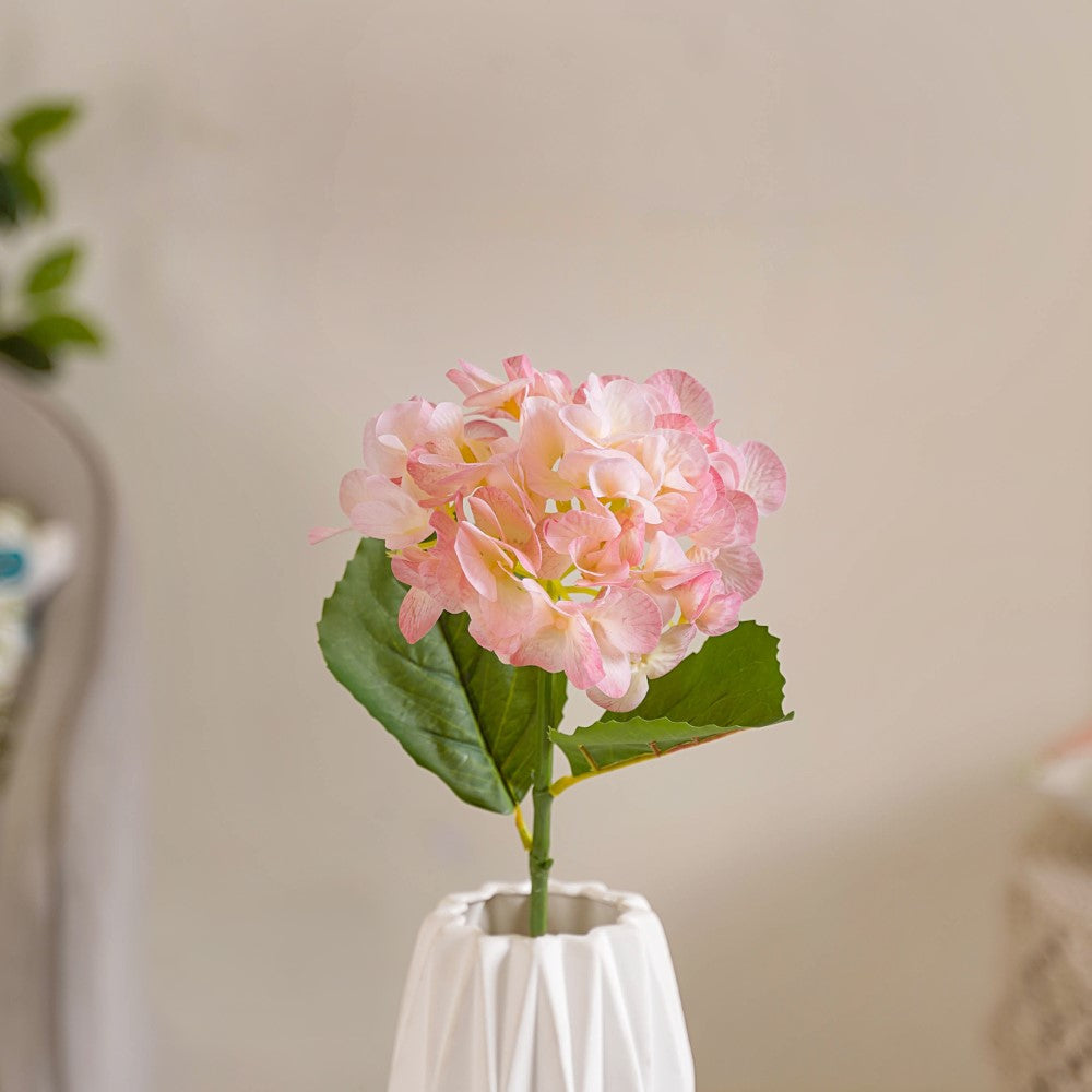 Faux Hydrangea Flower Pink Nestasia